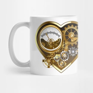 Steampunk Heart with Manometer Mug